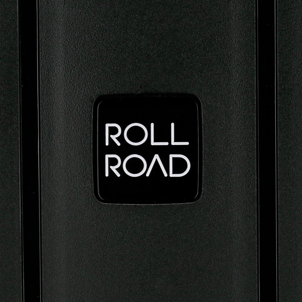 Maleta de cabina rígida 55 cm expandible Roll Road Negro-7