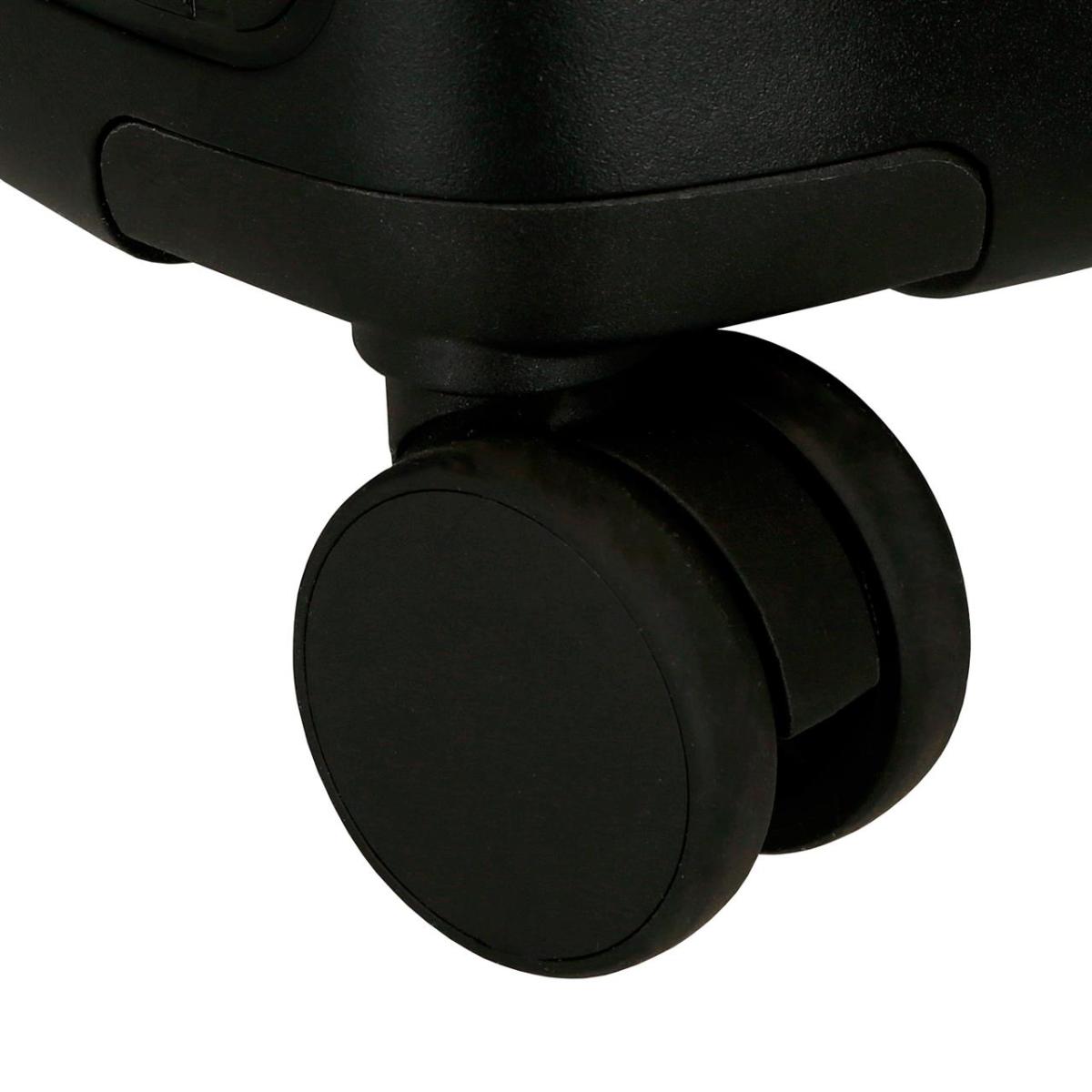 Maleta de cabina rígida 55 cm expandible Roll Road Negro-9