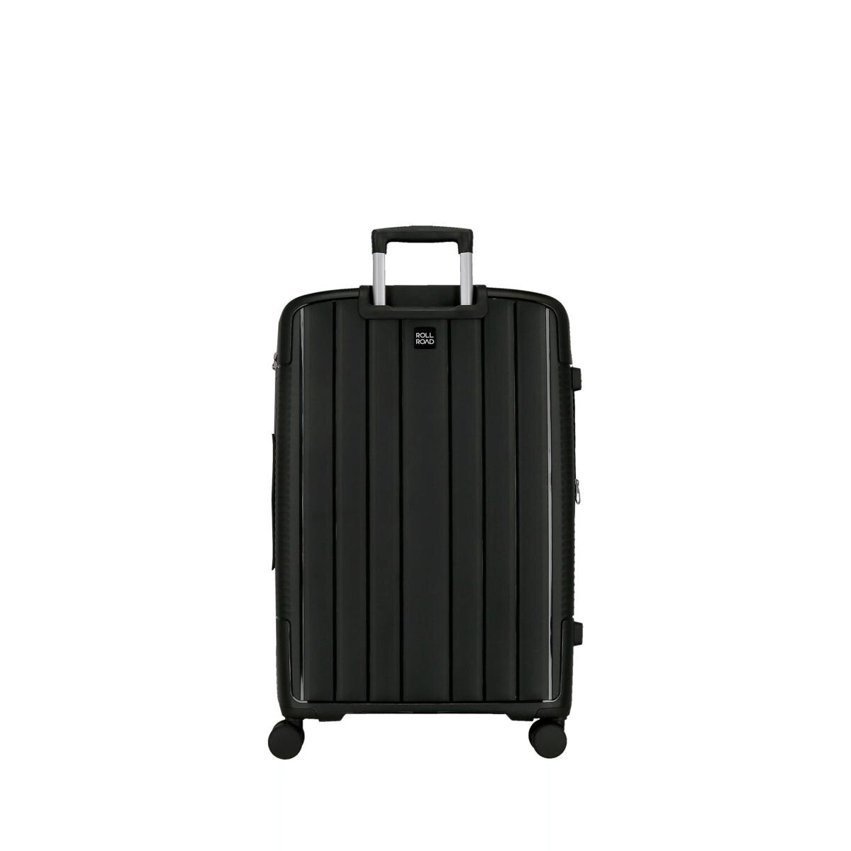 Maleta mediana rígida 65 cm Roll Road Negro-2