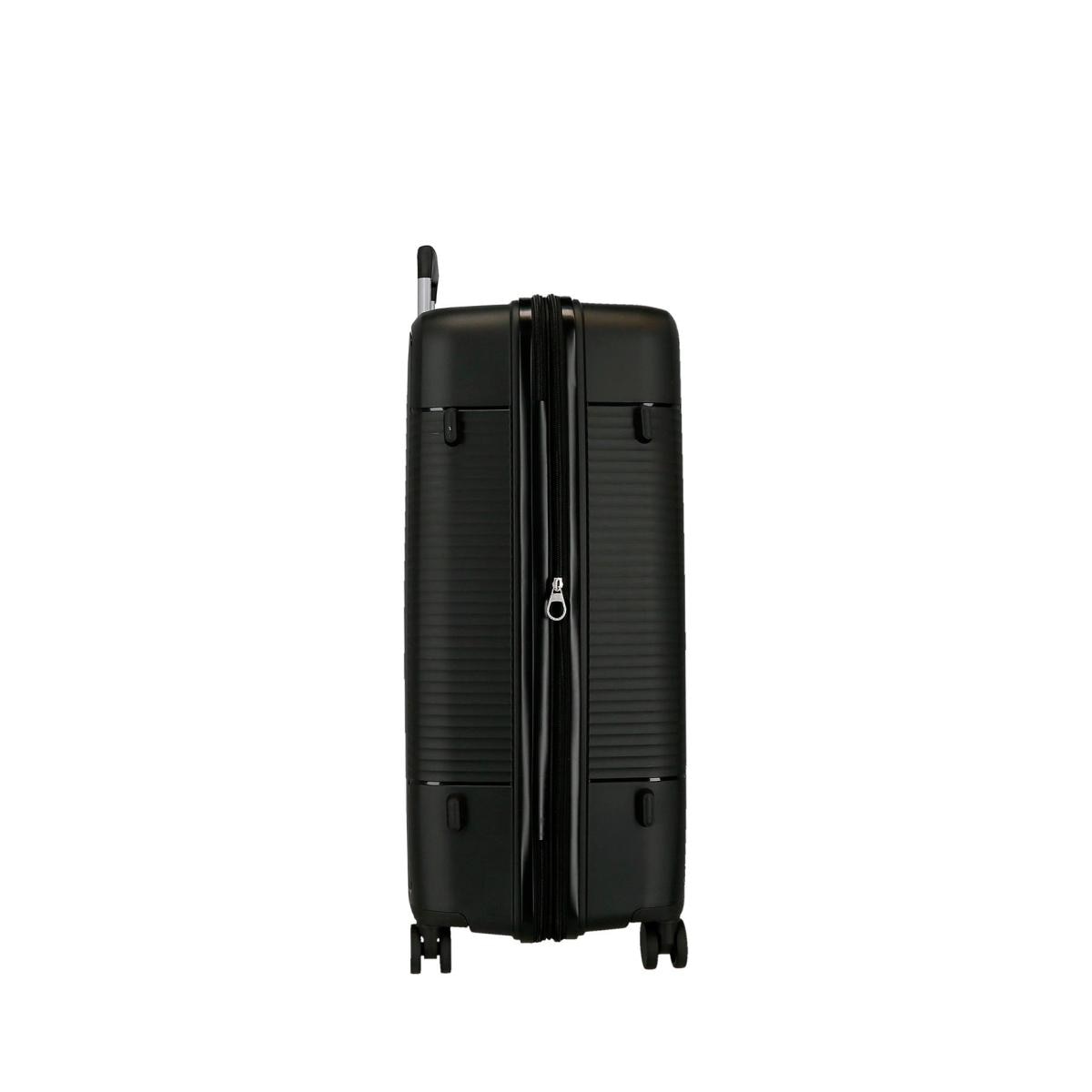 Maleta grande rígida 75 cm Roll Road Negro-3