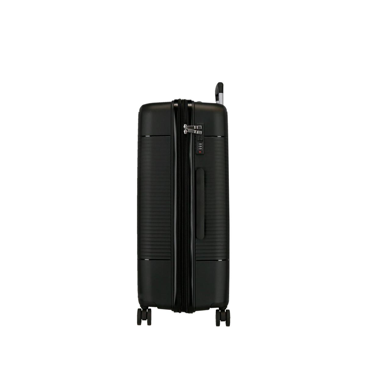 Maleta grande rígida 75 cm Roll Road Negro-10