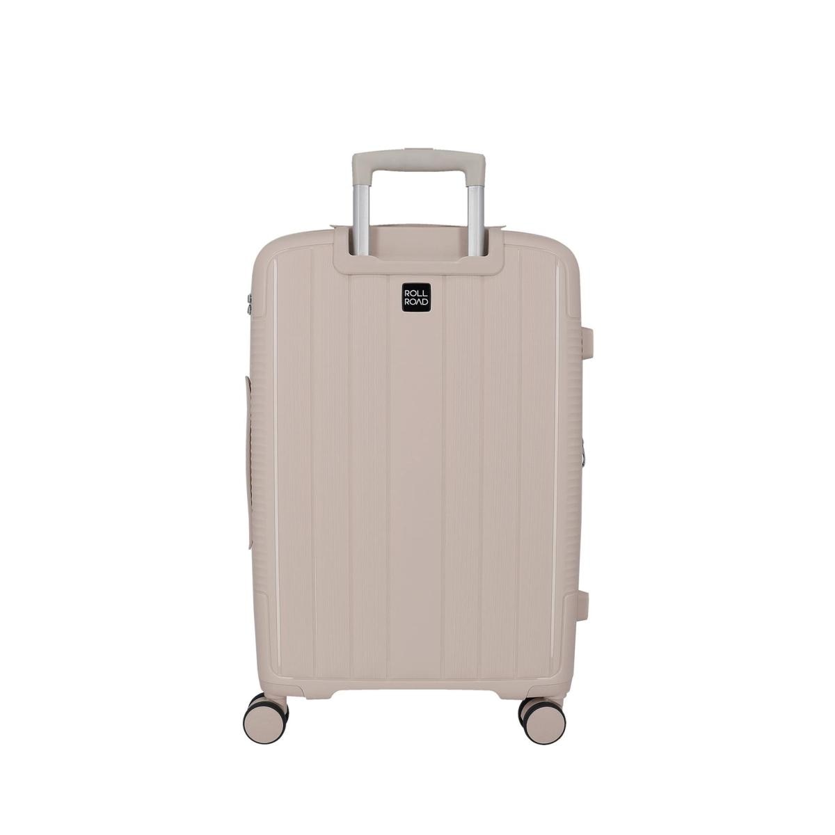Maleta grande rígida 75 cm Roll Road Beige-5