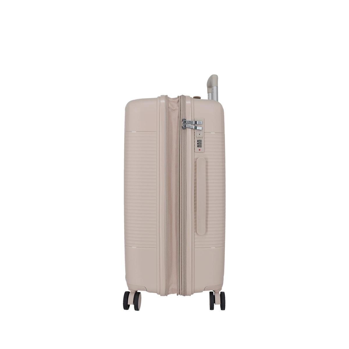 Maleta grande rígida 75 cm Roll Road Beige-8