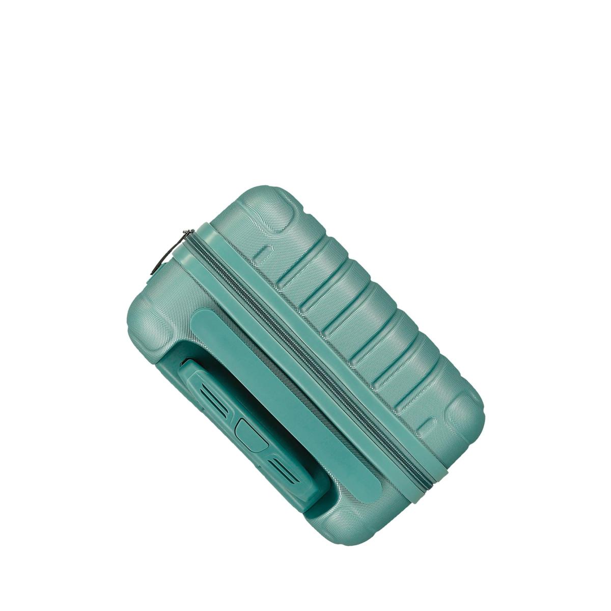 Maleta de cabina rígida 40 cm ruedas extraíbles Roll Road Turquesa-8