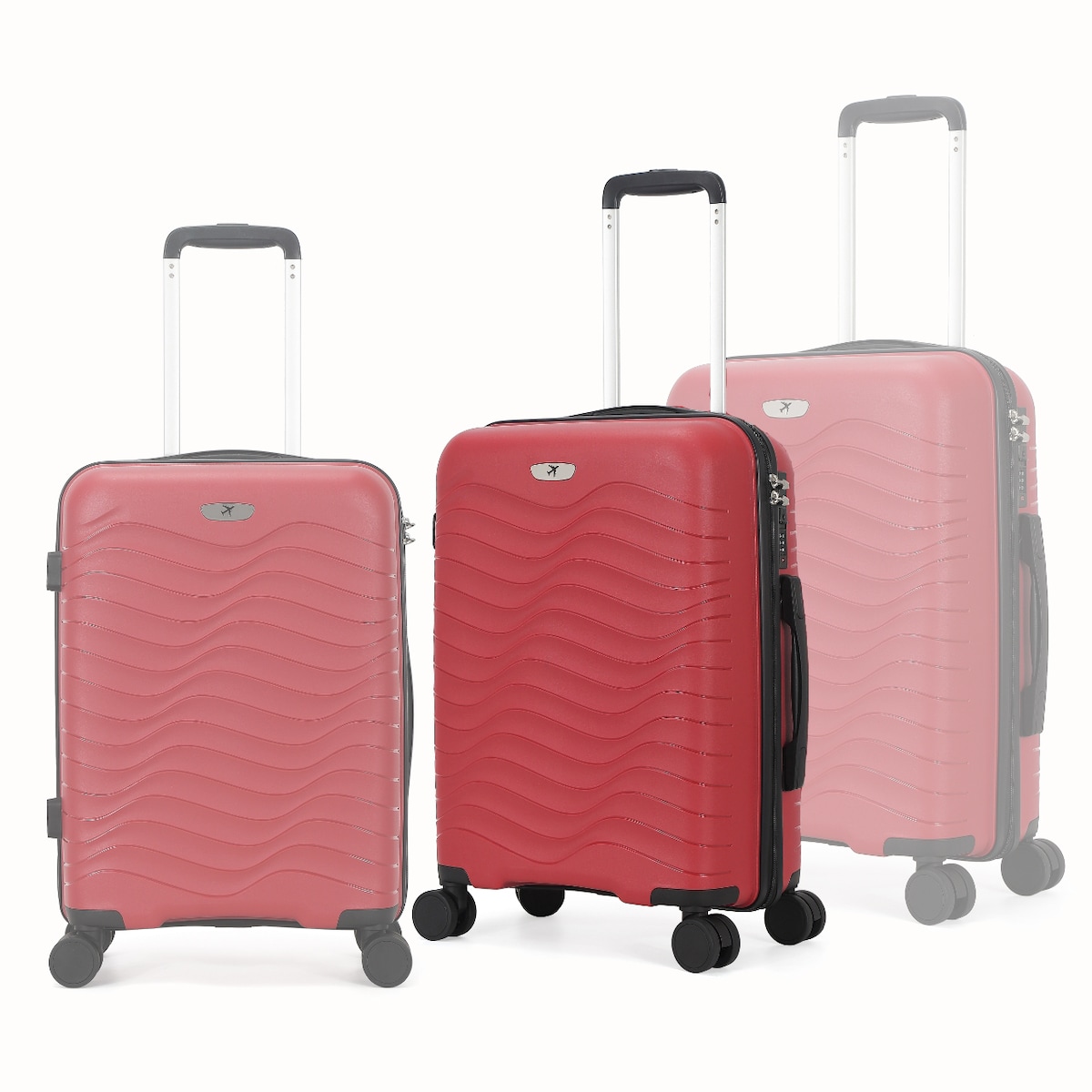 Maleta trolley mediana polipropileno 4