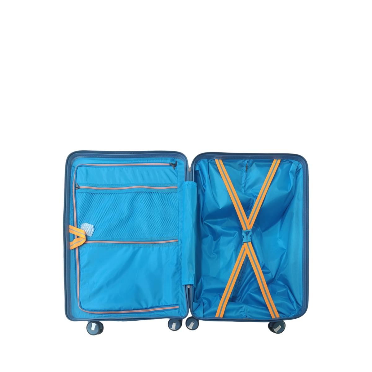Maleta trolley cabina polipropileno 55,4cm 2,6kg Rosa-2