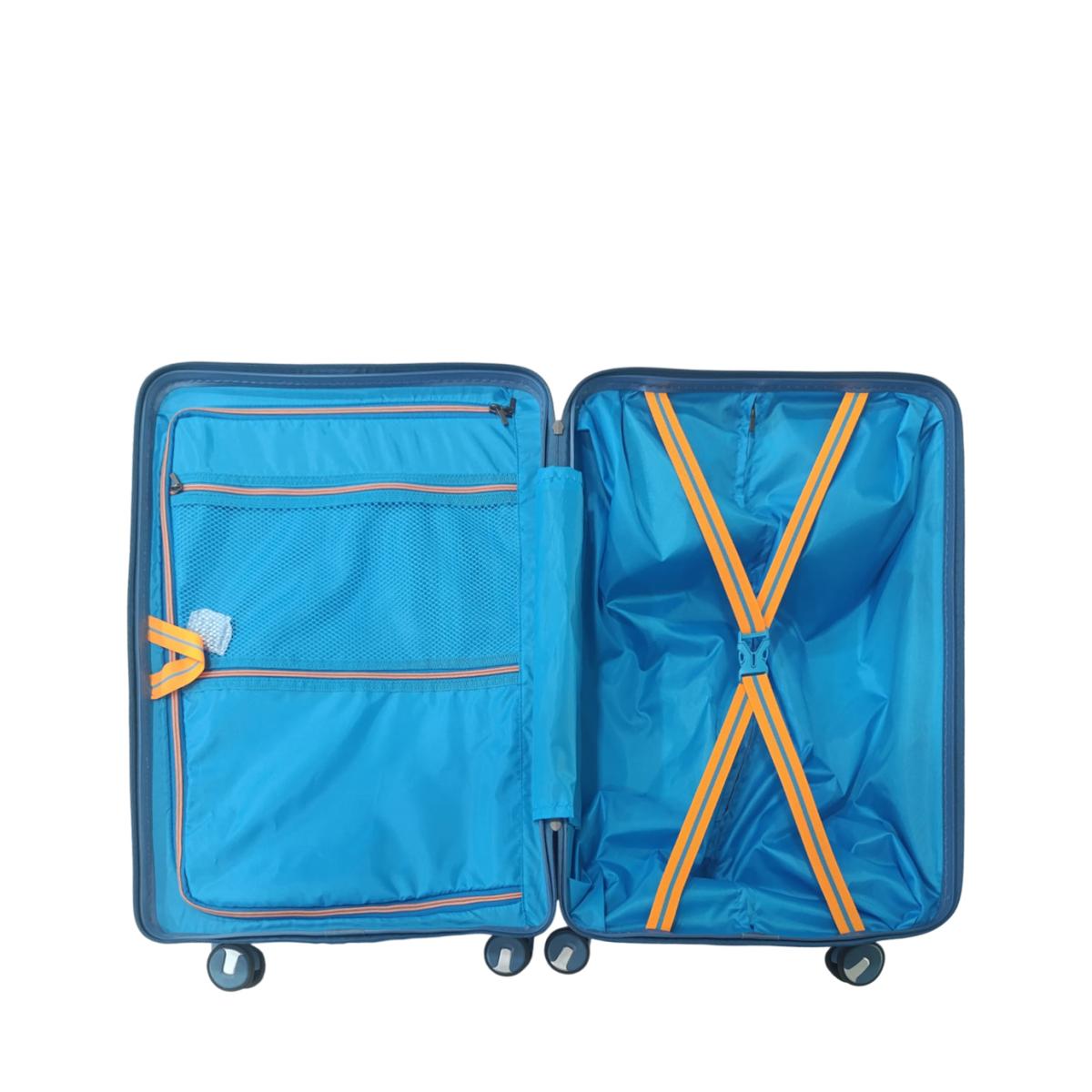 Maleta trolley mediana polipropileno 65cm 6,5kg Rosa-2
