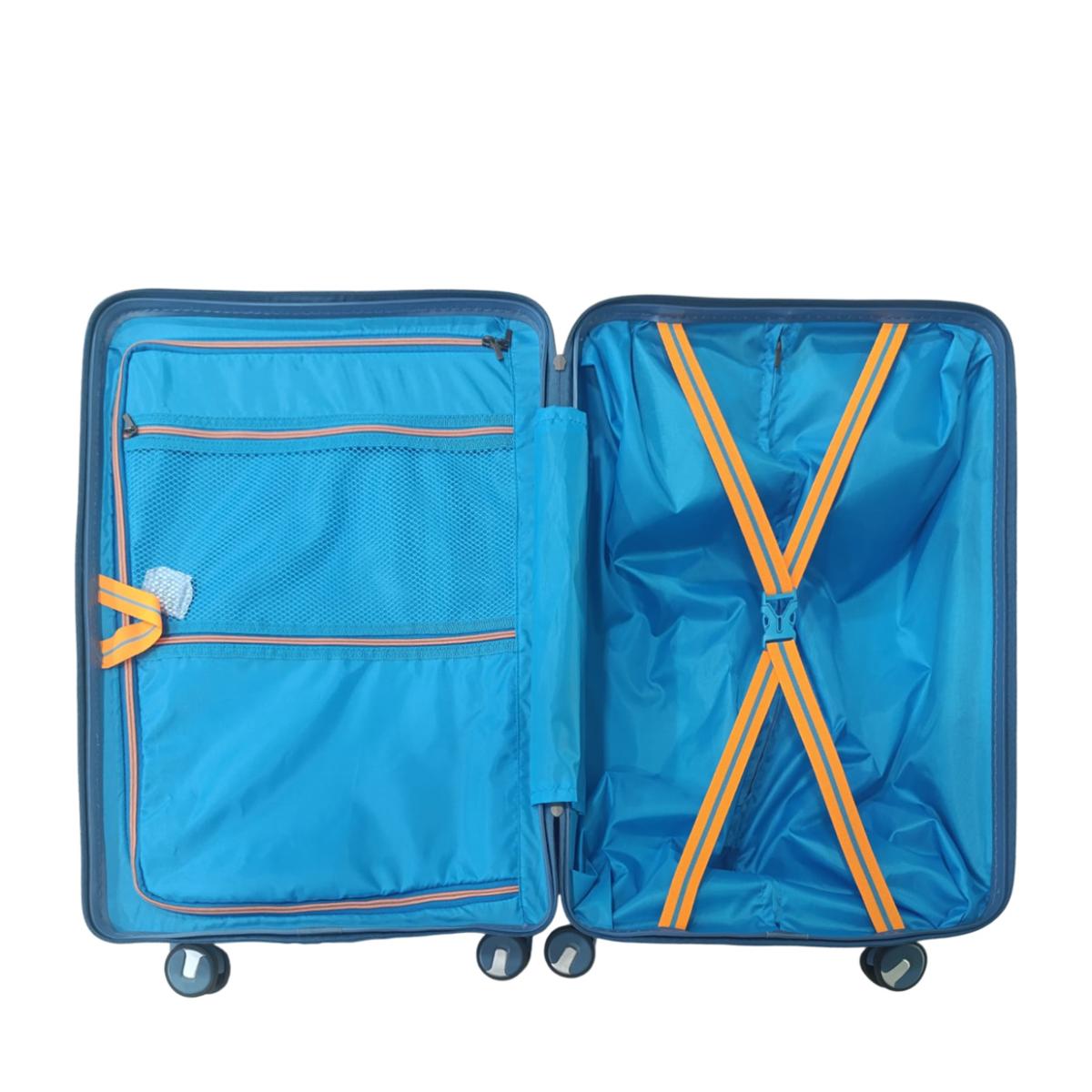 Maleta trolley grande polipropileno 76cm 4,5kg Rosa-2