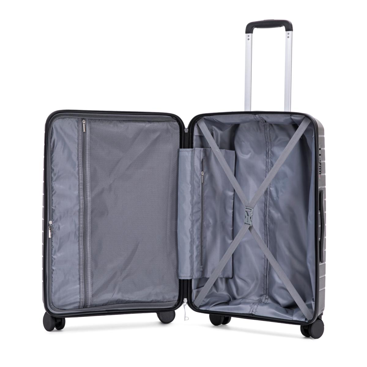 Maleta trolley grande polipropileno 77cm 4,2kg El Corte Inglés Negro-2