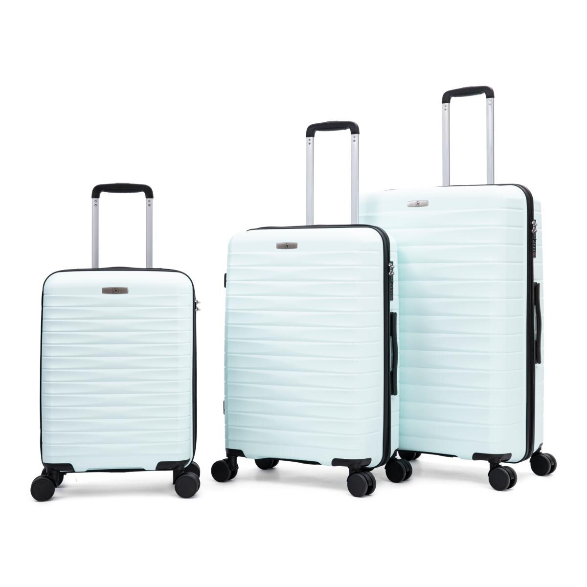 Maleta trolley grande polipropileno 77cm 4,2kg Verde claro-3