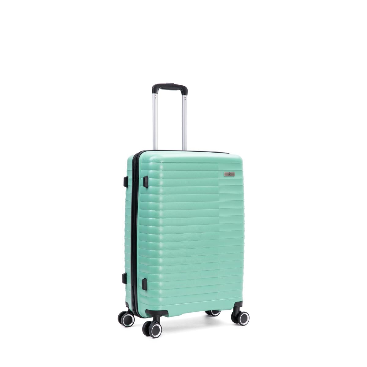 Maleta trolley cabina polipropileno 56cm 2,6kg El Corte Inglés Verde claro-1