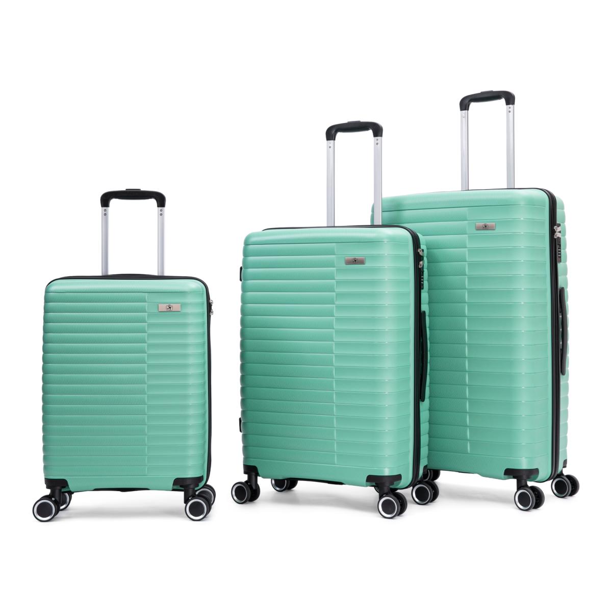 Maleta trolley cabina polipropileno 56cm 2,6kg El Corte Inglés Verde claro-3