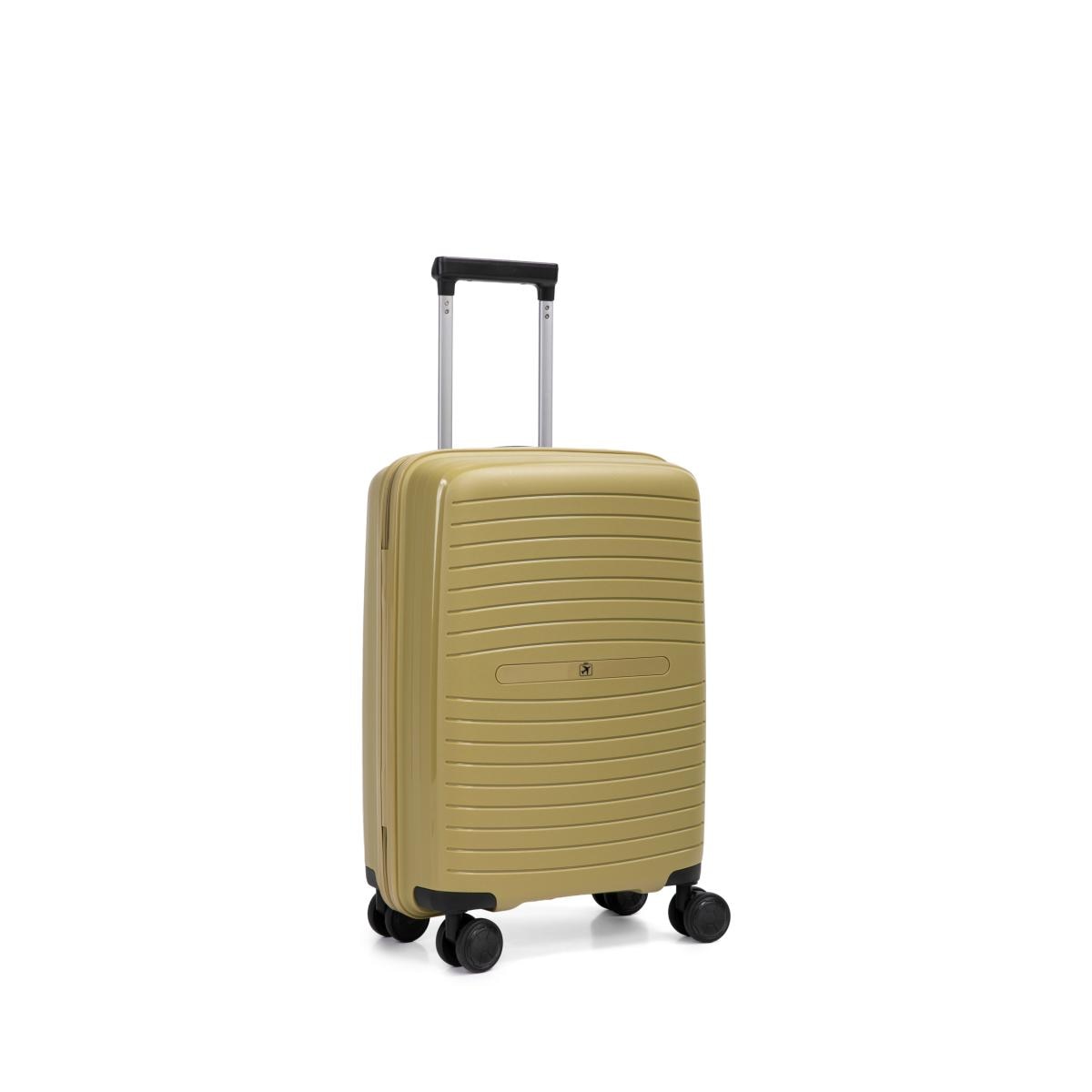 Maleta trolley cabina polipropileno 55cm 2,8kg El Corte Inglés Verde-1