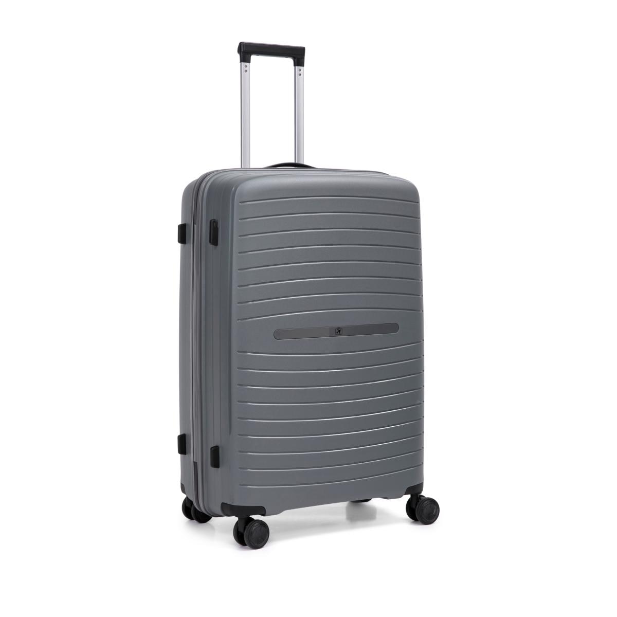 Maleta trolley grande polipropileno 75cm 4,3kg Gris oscuro-1