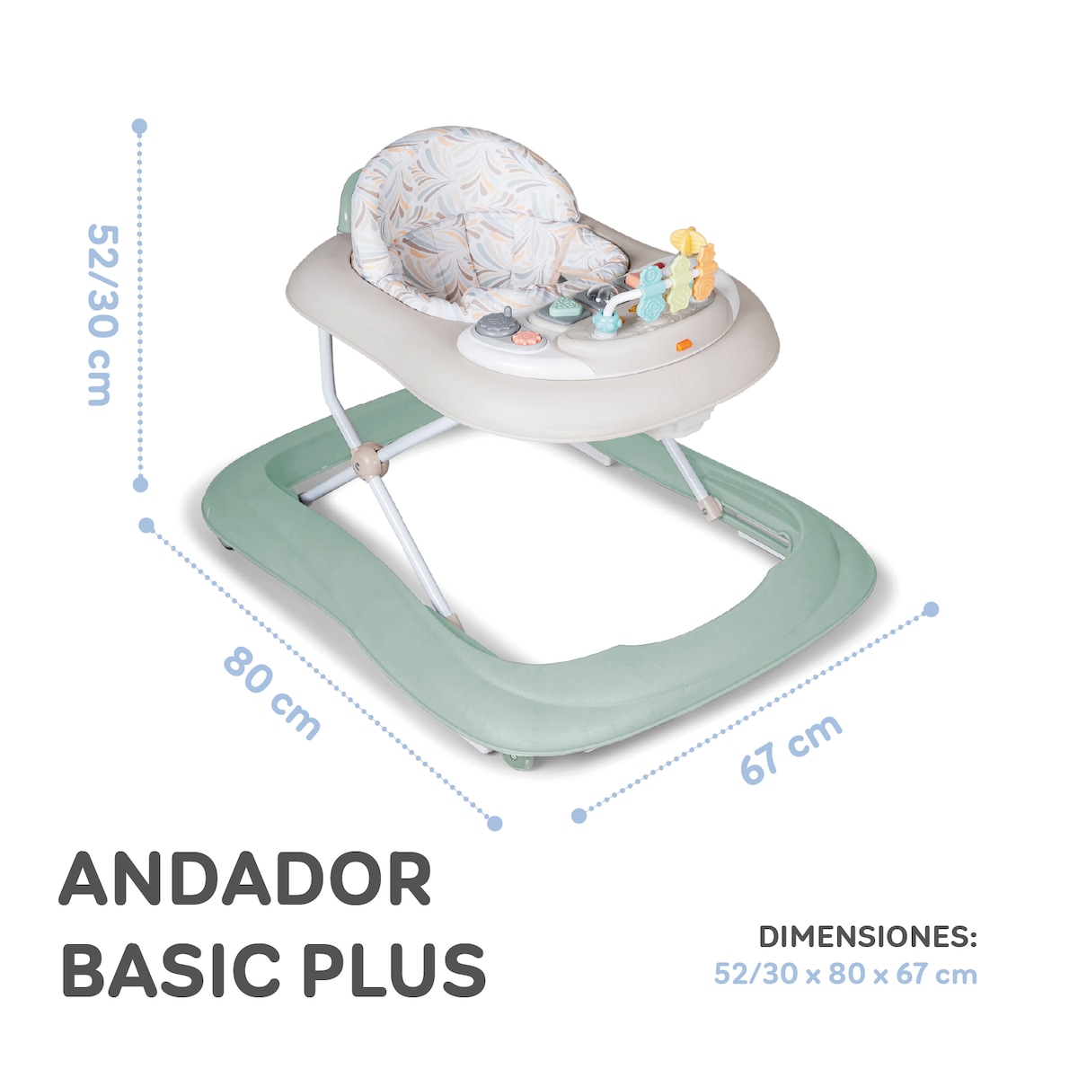 Andador basic plus Verde-11