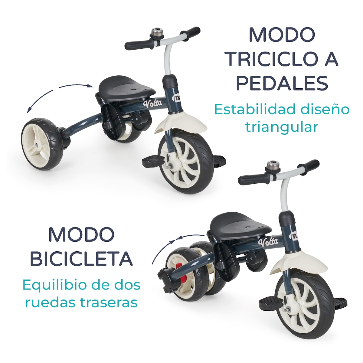 Triciclo volta Negro-9