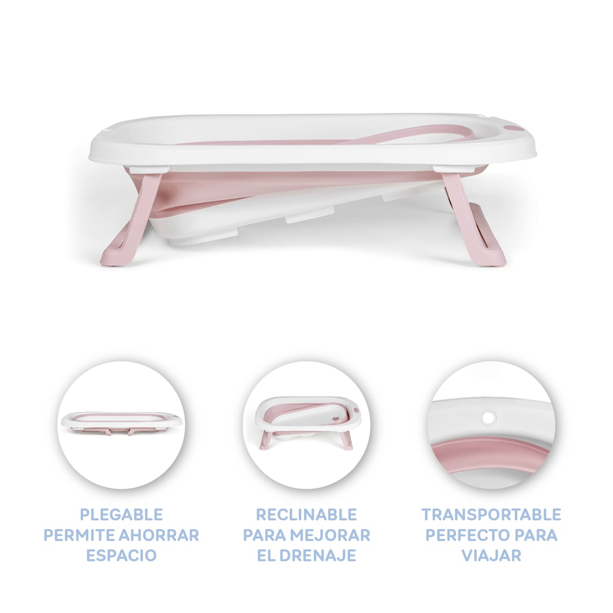 Bañera flex + cojín reductor bañera Rosa-11