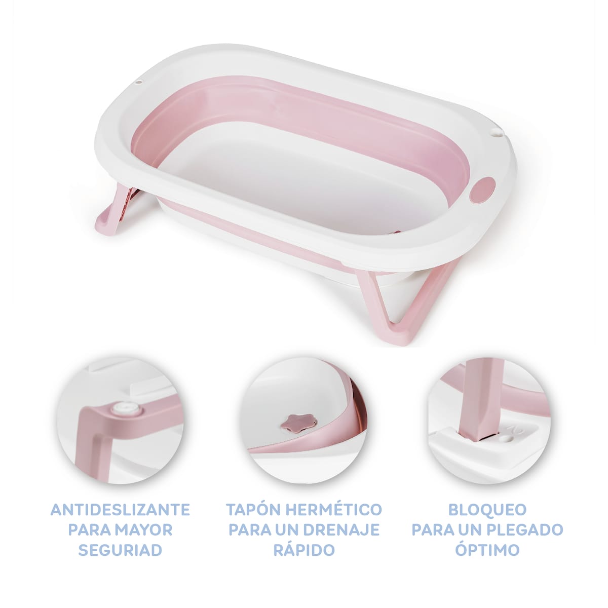 Bañera flex + cojín reductor bañera Rosa-14