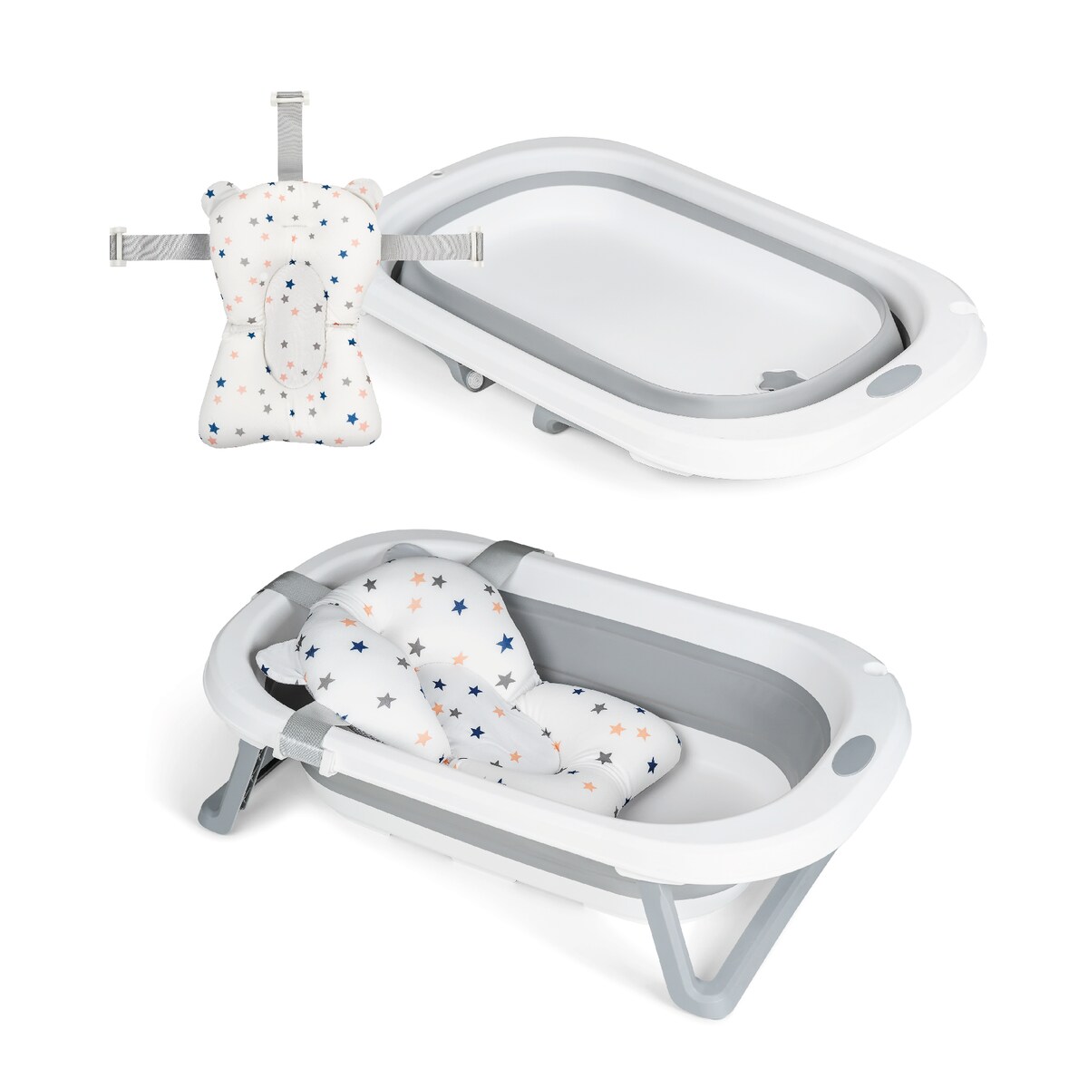Bañera flex + cojín reductor bañera Gris-11