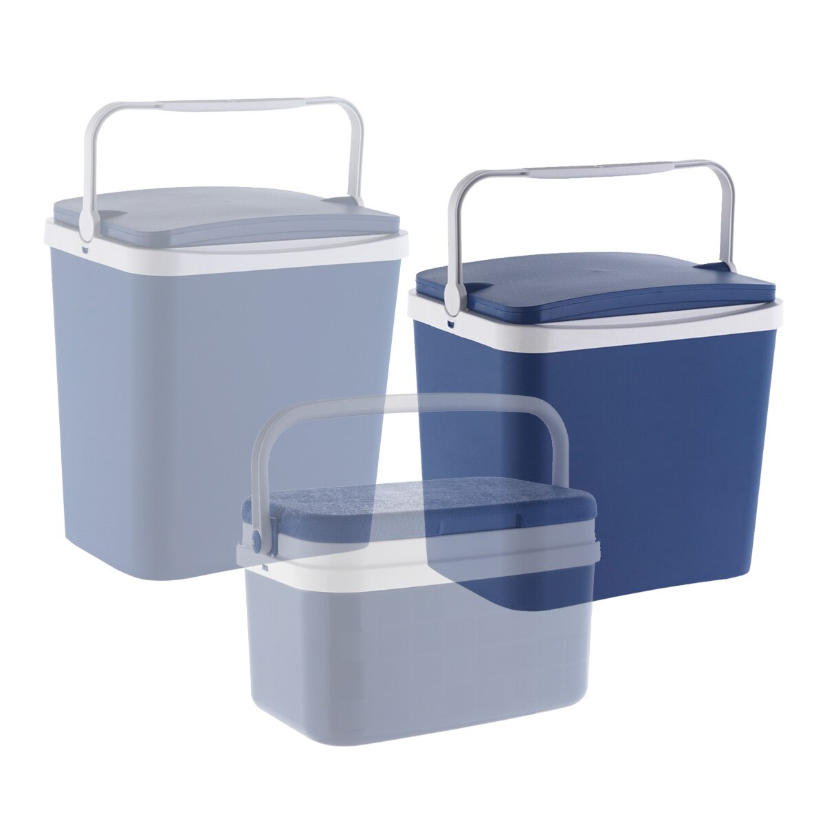 Nevera portátil rígida Campos 24 L Azul-2