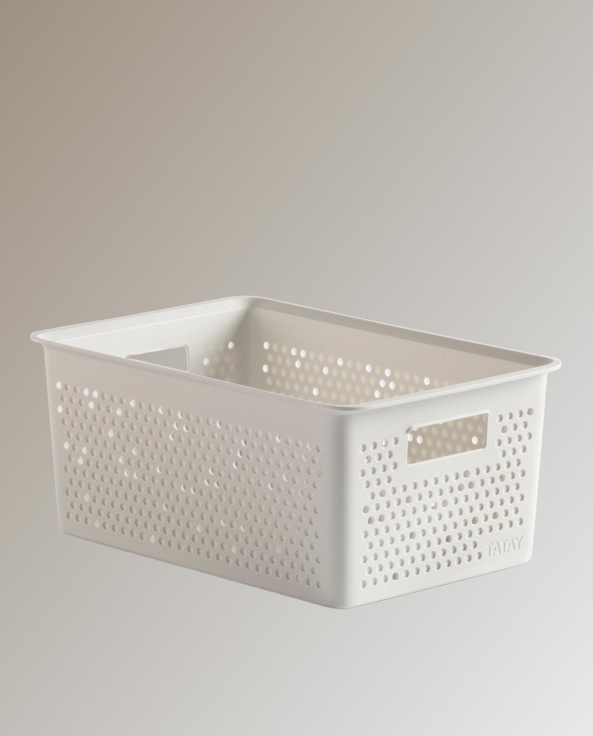 Imagen 0 de Cesta organizadora en material reciclado blanco 4L - Bohol Tatay