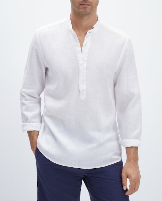 Imagen 0 de Camisa 100% lino de hombre sport classic fit