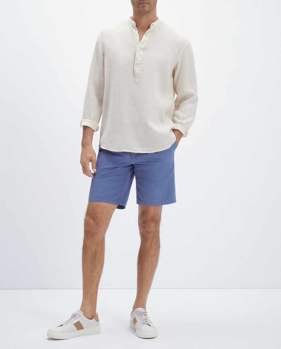 Imagen 0 de Camisa 100% lino de hombre sport classic fit