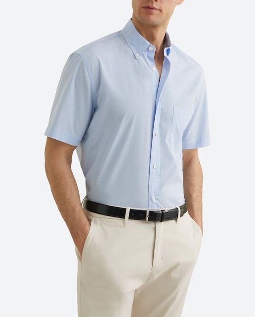 Imagen 0 de Camisa sport de hombre manga corta popelin