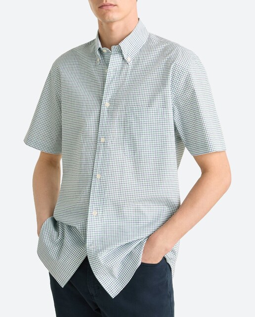 Imagen 0 de Camisa sport hombre manga corta popelin