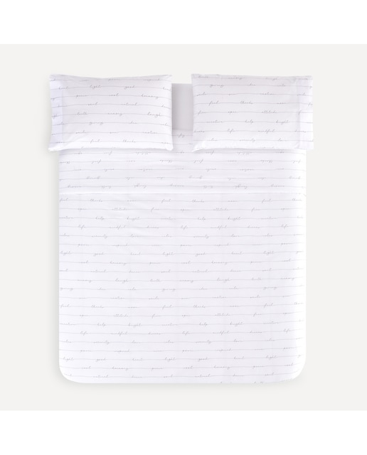 Imagen 0 de Juego de funda nórdica Verse Basics El Corte Inglés