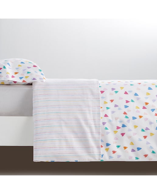 Imagen 0 de Juego de funda nórdica reversible algodón Poético Mini Home - El Corte Inglés