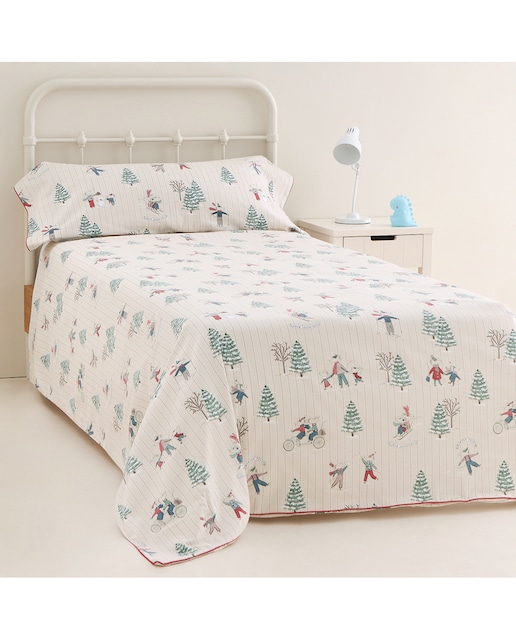 Imagen 0 de Juego de funda nórdica franela algodón Ratoncitos Minihome - El Corte Inglés
