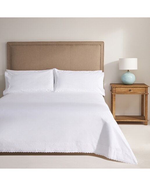 Imagen 0 de Juego de funda nórdica percal de algodón sostenible Claris El Corte Inglés.