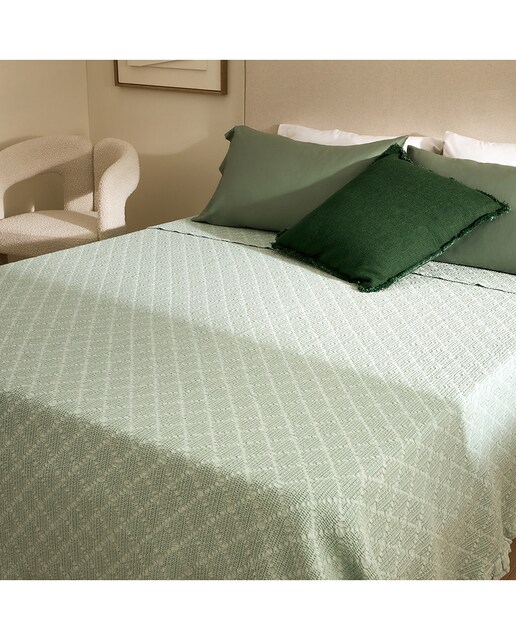 Imagen 0 de Colcha algodón Ribeira El Corte Inglés