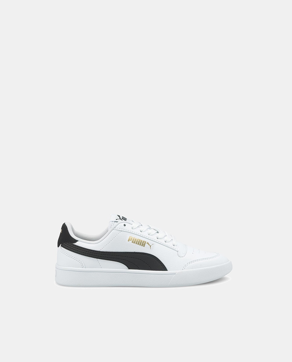 Imagen 0 de Zapatillas Shuffle de niños tipo basket bajas con logotipo y cierre de cordones