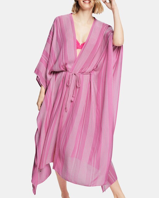 Imagen 0 de Caftán largo de mujer corte holgado con viscosa