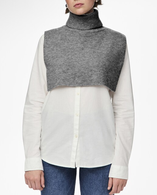 Imagen 0 de Cuello tipo chaleco de punto