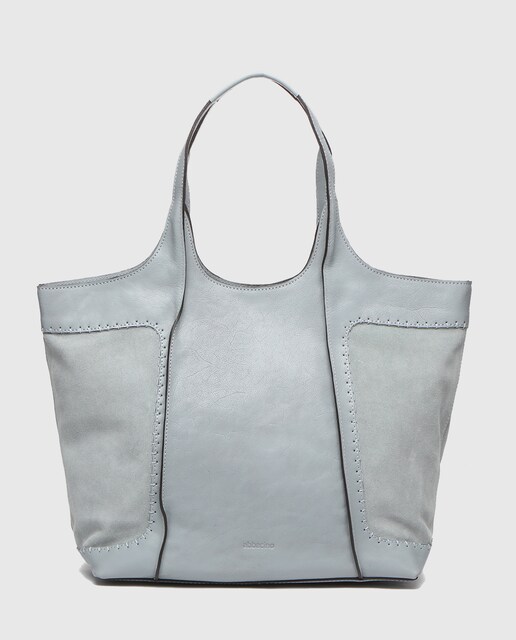 Imagen 0 de Bolso shopper grande de piel con varios compartimentos