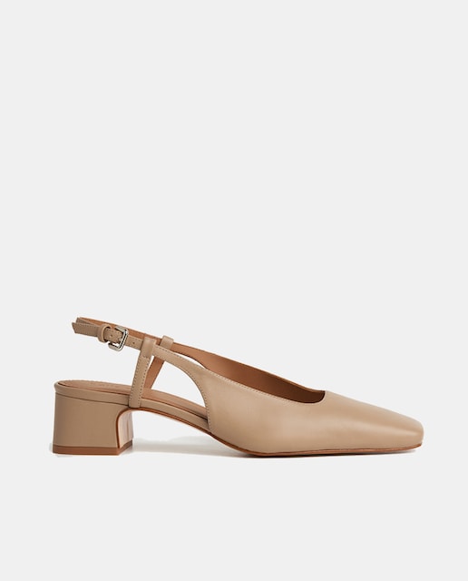 Imagen 0 de Zapatos de salón Elin de mujer en piel con tacón bloque