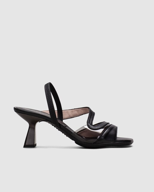 Imagen 0 de Sandalias de mujer en piel vinilo tacón embudo