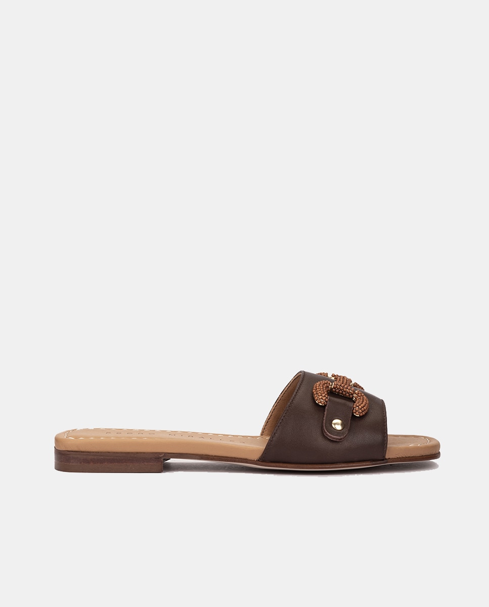 Imagen 0 de Sandalias Curazao de mujer tipo pala en piel