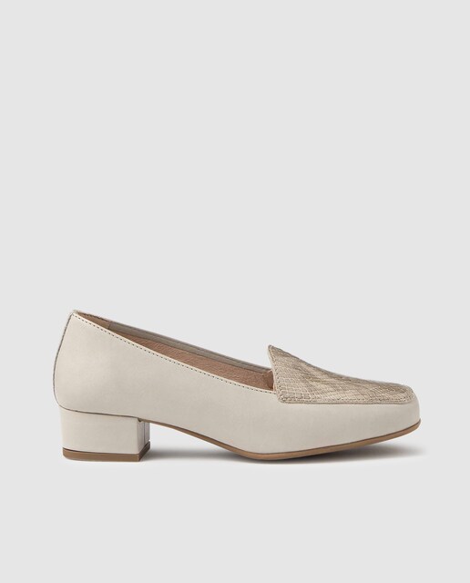 Imagen 0 de Zapatos de salón de mujer  D'Chicas en piel  con adorno de grabado serpiente