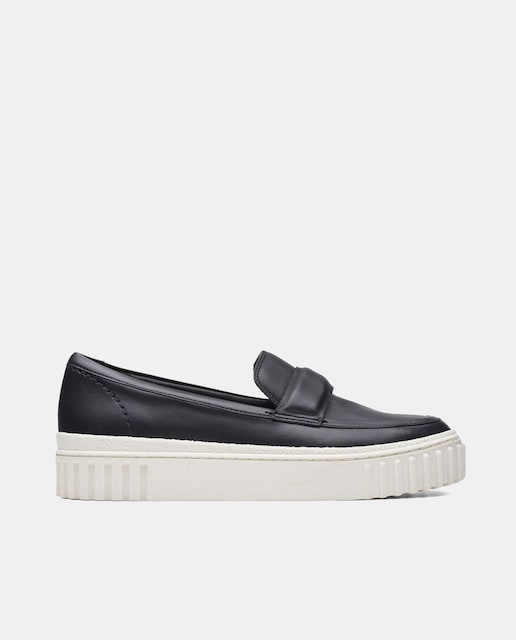 Imagen 0 de Mocasines Mayhill Cove de mujer en piel con piso rayado