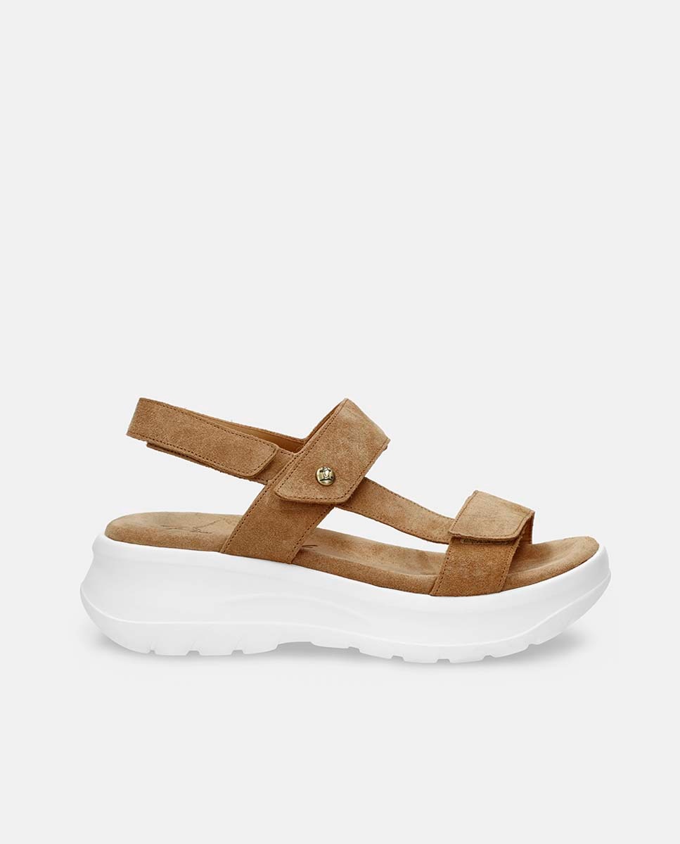 Imagen 0 de Sandalias Noor de mujer en piel con plataforma