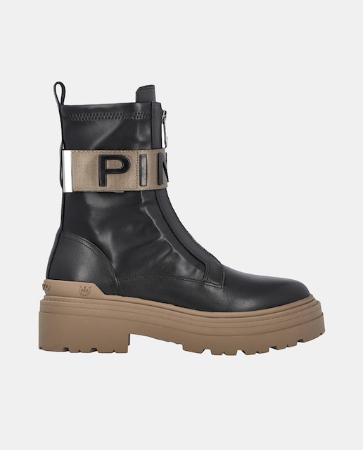 Imagen 0 de Botines Mia mujer tipo combat suela track