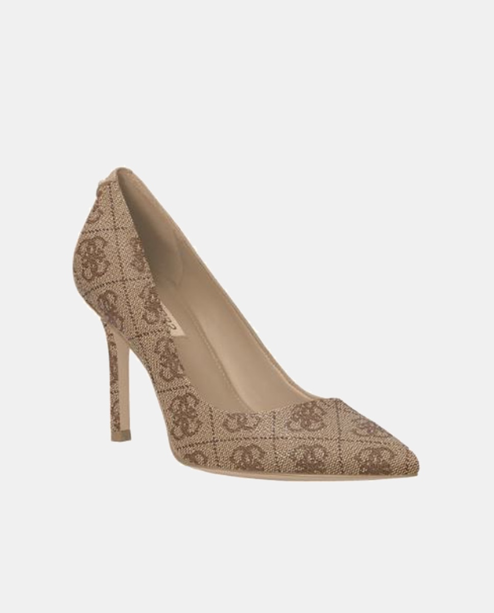 Imagen 0 de Zapatos de salón Dafne de mujer con estampado de la marca y tacón de aguja