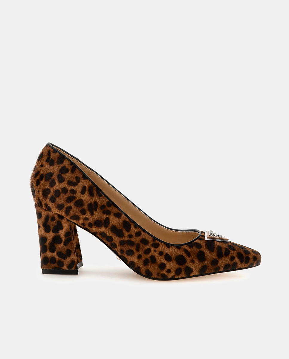 Imagen 0 de Zapatos salón Varlay mujer en animal print tacón bloque
