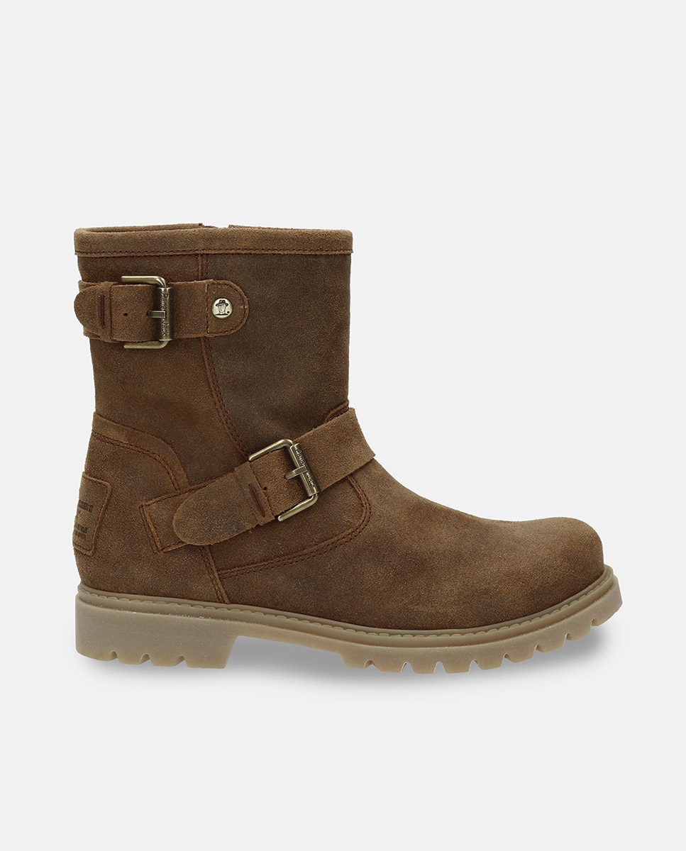 Imagen 0 de Botas de mujer en velour con forro de piel