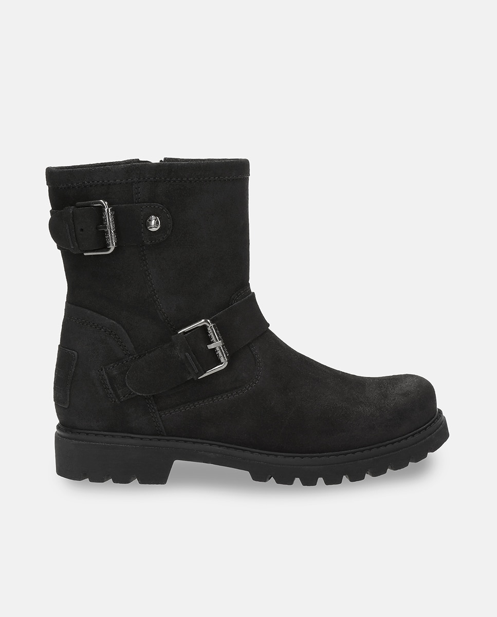 Imagen 0 de Botas de mujer en velour con forro de piel