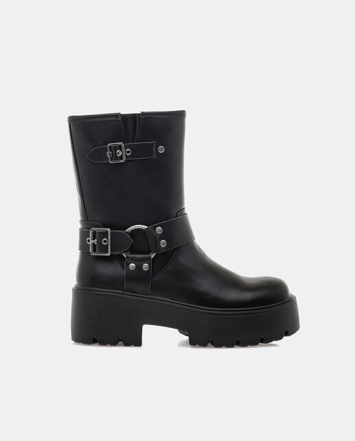 Imagen 0 de Botín Rain mtng de mujer estilo biker